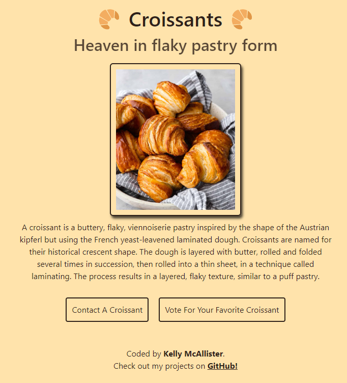 Croissant page